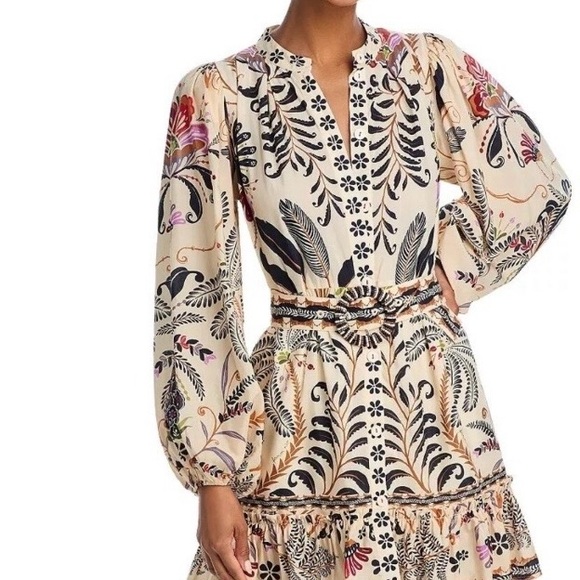 FARM Rio Multicolor Botanical Mini Dress - Picture 2 of 6